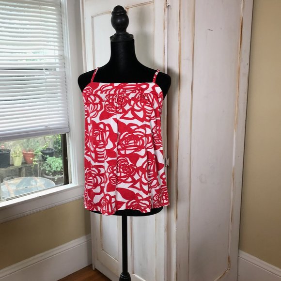 Cosabella camisole red floral large - Picture 6 of 9
